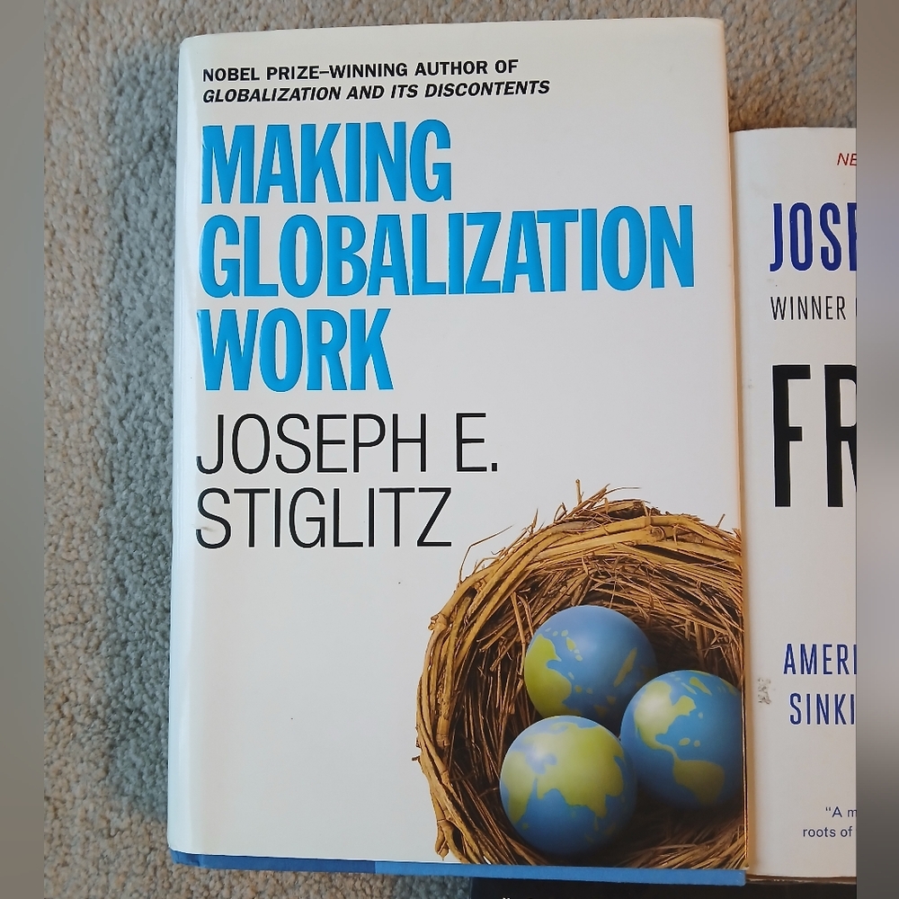 🤯2/$15 Making Globalization Work by Joseph E. Stiglitz Hardcover Book